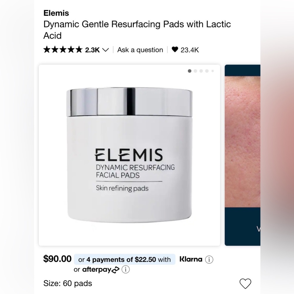 ELEMIS Dynamic Resurfacing Facial Pads